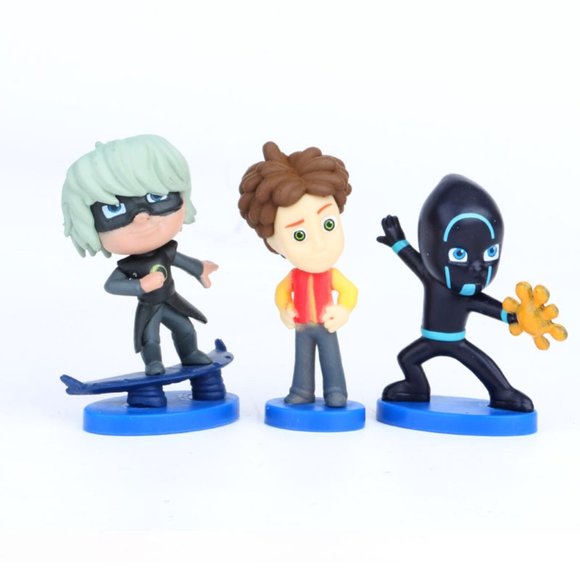 PJ Mask Action Figures 12 pcs - Cake Topper Birthday Cake Decorations - Picture 6 of 7